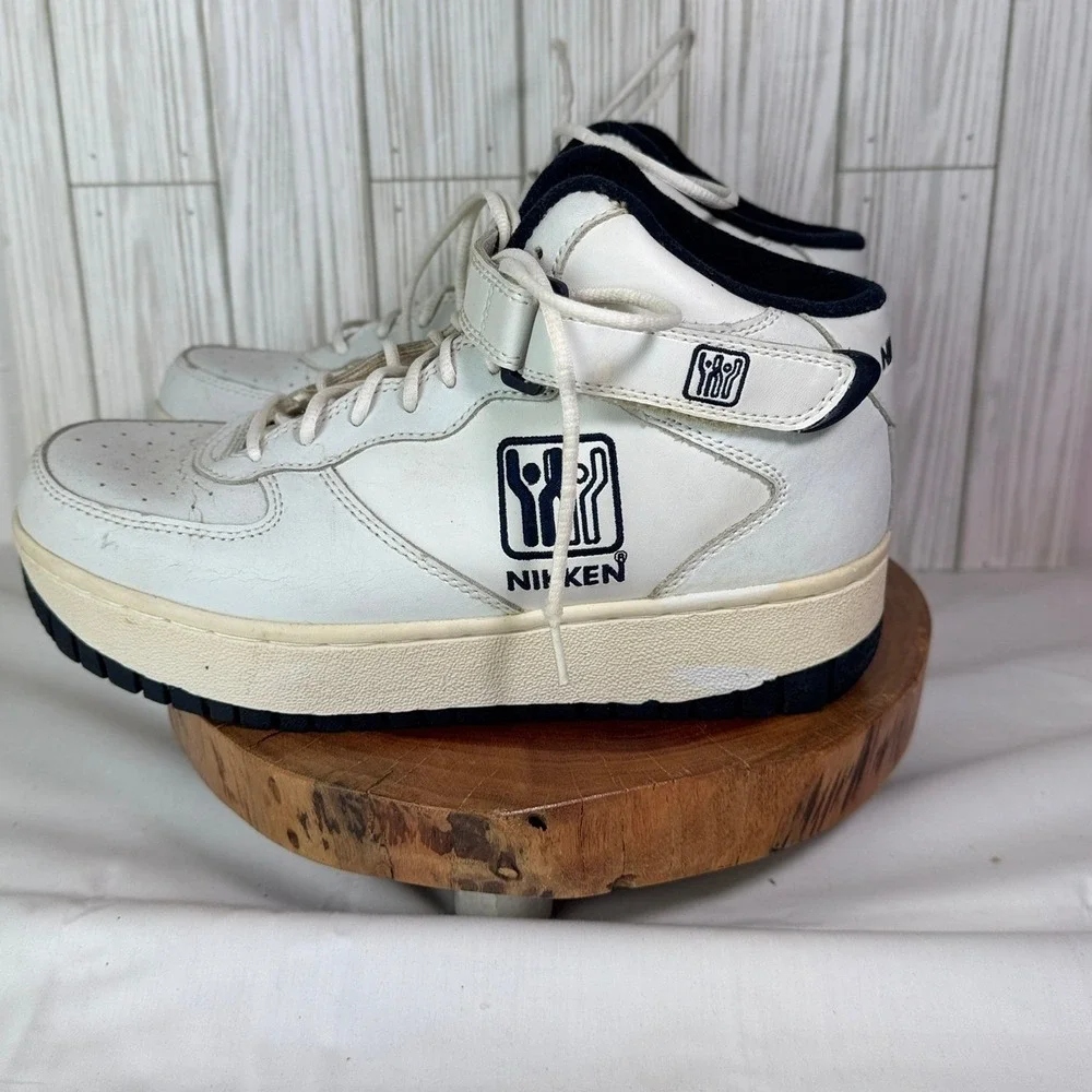 Nikken Weighted Shoes BCC Cardio Strides‎ Mens 10 White Leather